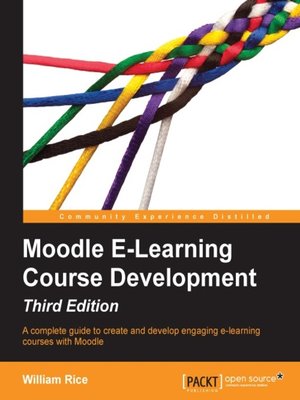 cover image of Moodle E-Learning Course Development